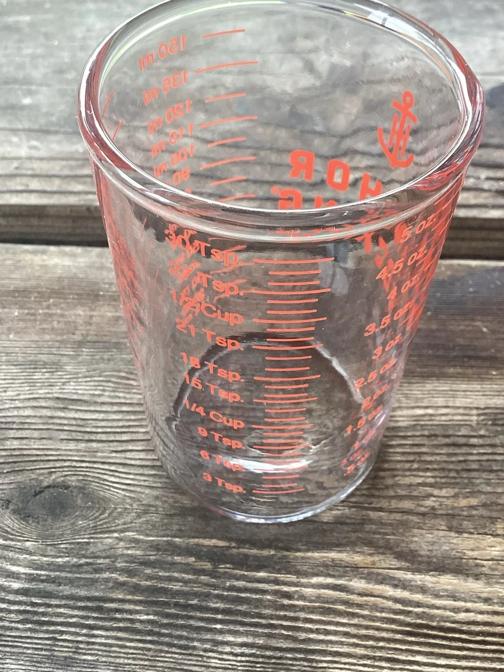 Anchor Hocking Vintage Measuring Glass